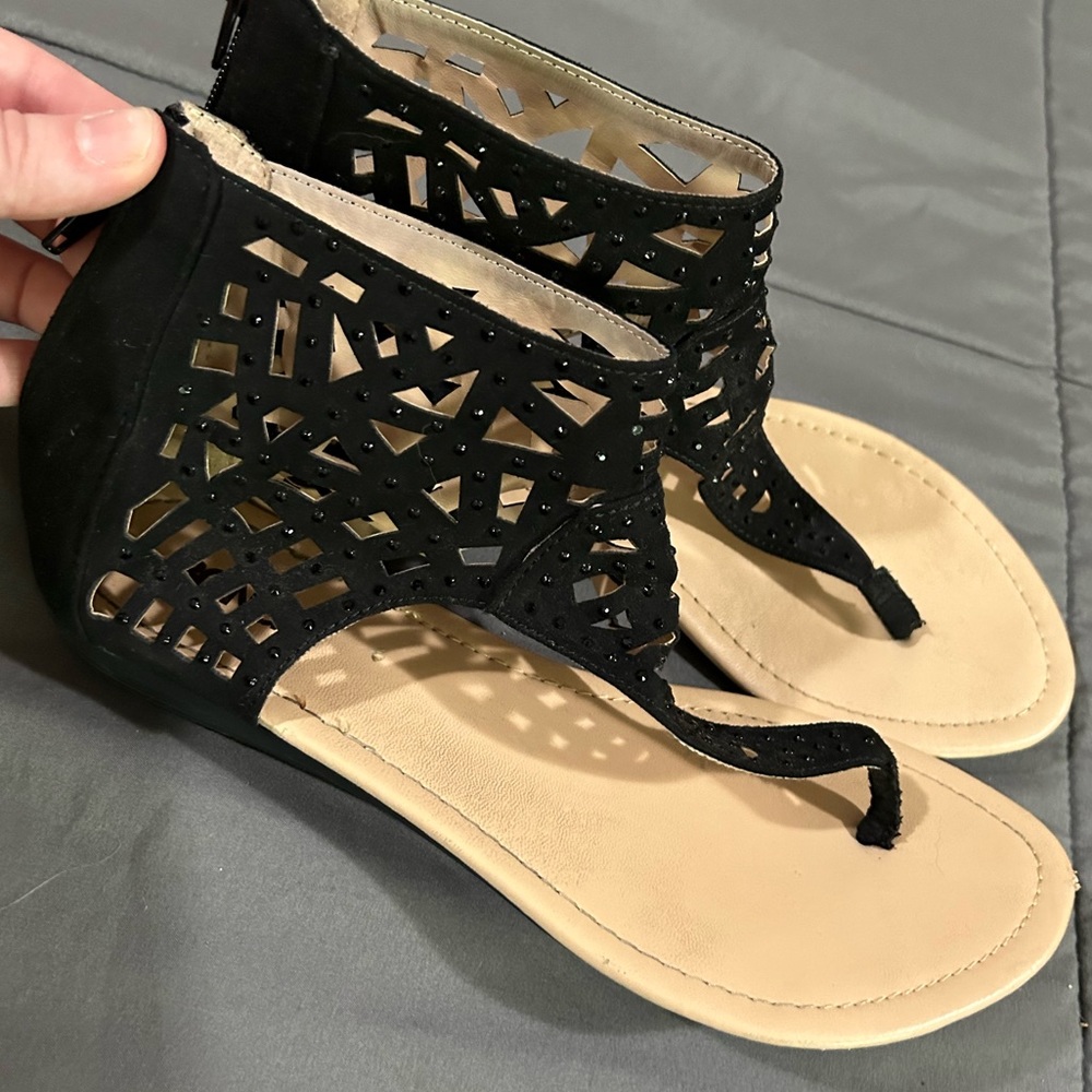 Bongo Sandals Size 8 Women’s Shoes Summer Black